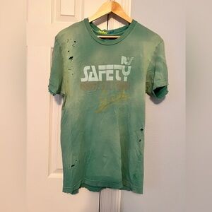 Authentic Rebel Yell  thrashed tshirt “safety is my goal”